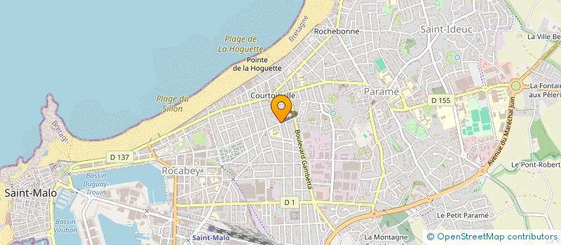 localisation de l'entreprise ASSOCIATION FRATRIES  SAINT-MALO