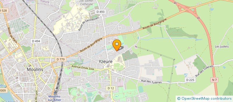 localisation de l'entreprise ASSOCIATION FREE SON à YZEURE