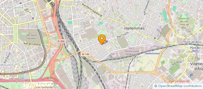localisation de l'entreprise ASSOCIATION FRELON à LILLE