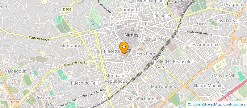 localisation de l'entreprise ASSOCIATION FREP 30  NIMES