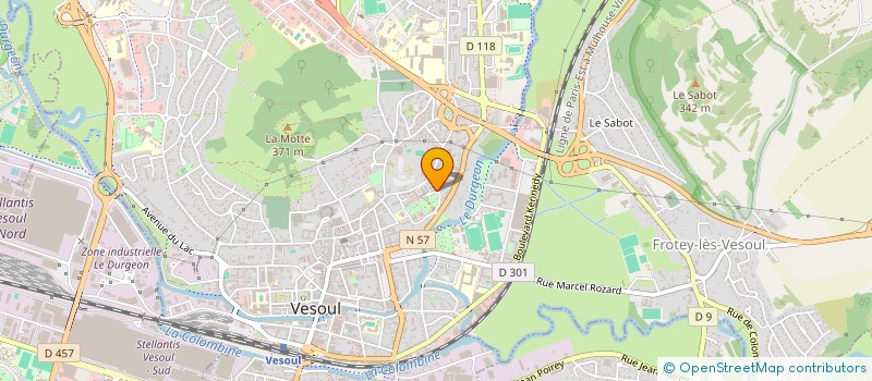 localisation de l'entreprise ASSOCIATION FREQUENCE MEDIA  VESOUL