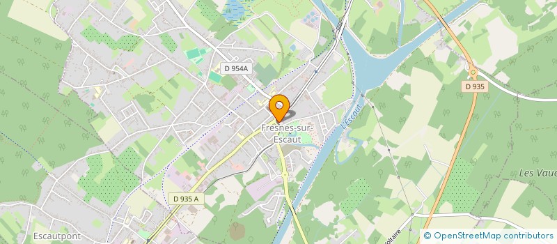 localisation de l'entreprise ASSOCIATION FRESNES VILLE & QUARTIERS  FRESNES-SUR-ESCAUT