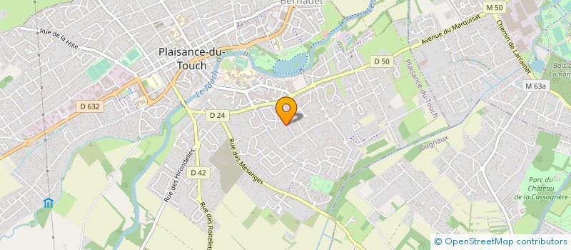 localisation de l'entreprise ASSOCIATION FRIMOUSSE à PLAISANCE-DU-TOUCH