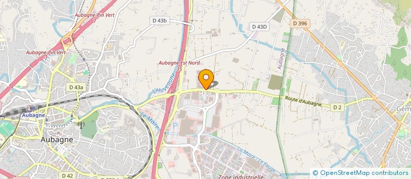 localisation de l'entreprise ASSOCIATION FRIMOUSSE  AUBAGNE