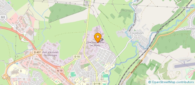 localisation de l'entreprise ASSOCIATION FRIPLAV 70  VESOUL