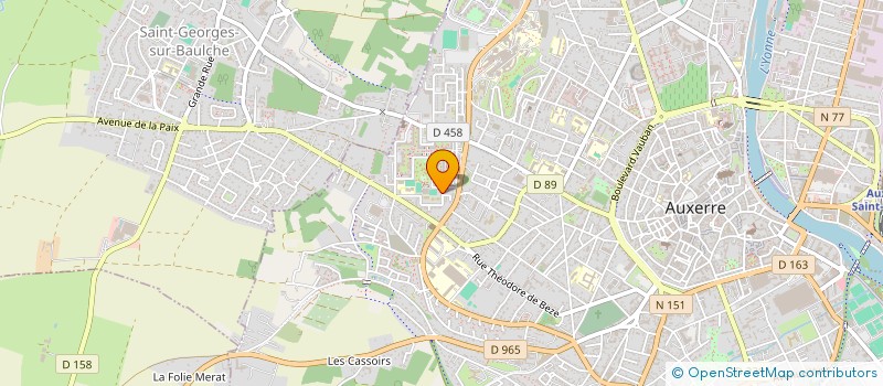 localisation de l'entreprise ASSOCIATION FSL 89 à AUXERRE