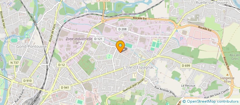 localisation de l'entreprise ASSOCIATION FUNK CONNECTION  L'ISLE-D'ESPAGNAC