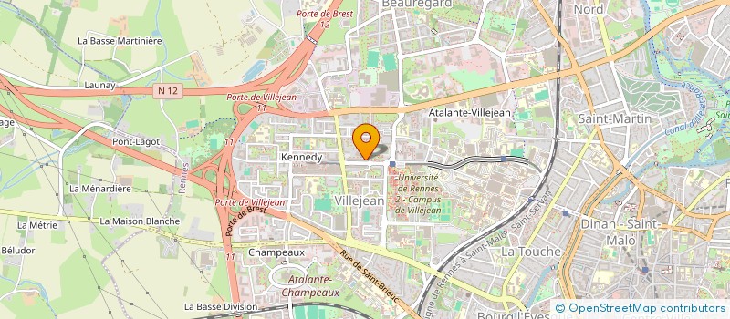 localisation de l'entreprise ASSOCIATION FUTUROCOM  RENNES