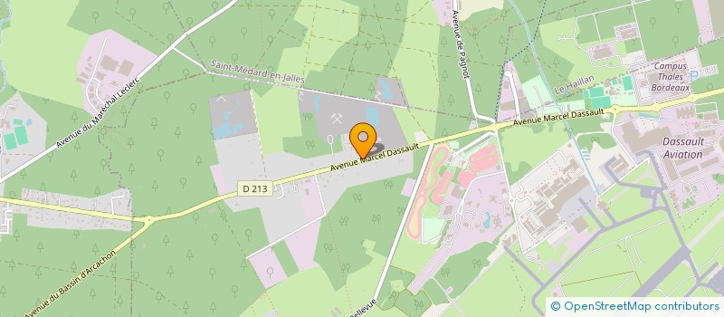 localisation de l'entreprise ASSOCIATION G E P à MERIGNAC