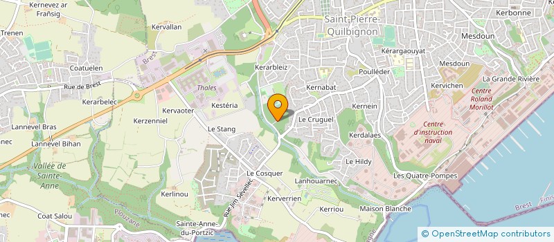 localisation de l'entreprise ASSOCIATION G.U.E.R.I.R à BREST