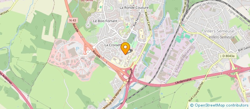 localisation de l'entreprise ASSOCIATION GACO PROMOTION  CHARLEVILLE-MEZIERES