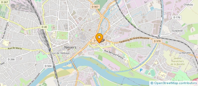 localisation de l'entreprise ASSOCIATION GAEC ET SOCIETES à NEVERS