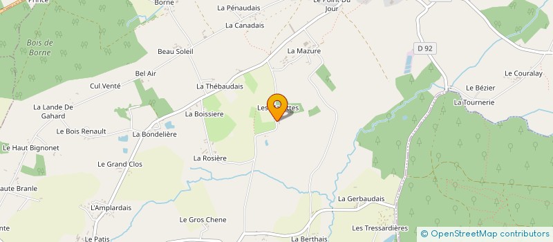 localisation de l'entreprise ASSOCIATION GAHARDEN PARTY  GAHARD