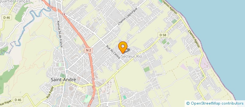 localisation de l'entreprise ASSOCIATION GAIA MUSIC  SAINT-ANDRE