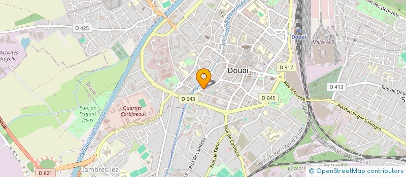 localisation de l'entreprise ASSOCIATION GALA MINES DOUAI 2017 à DOUAI