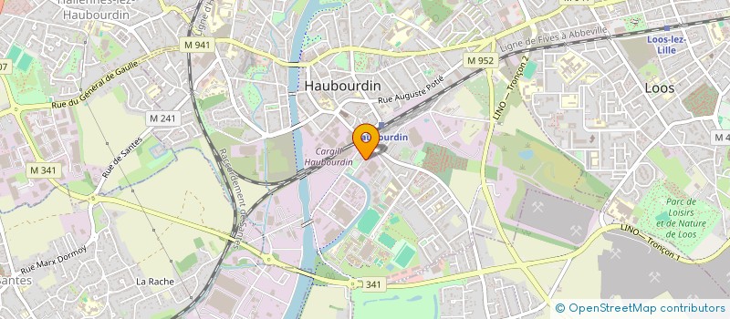 localisation de l'entreprise ASSOCIATION GAMELLES PLEINES LILLE  HAUBOURDIN