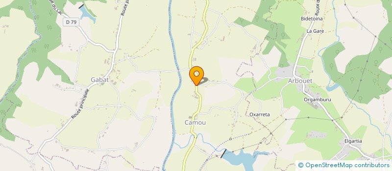 localisation de l'entreprise ASSOCIATION GAMUEKO JAUREGUIA  SAINT-PALAIS