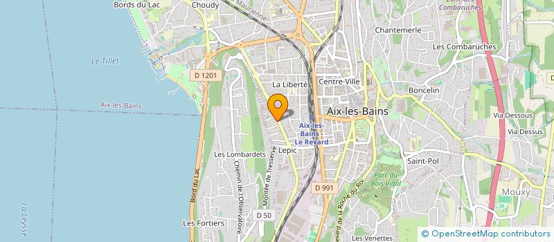localisation de l'entreprise ASSOCIATION GAN YALADIM à AIX-LES-BAINS