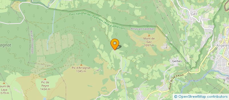 localisation de l'entreprise ASSOCIATION GANDALHA  ARRAS-EN-LAVEDAN