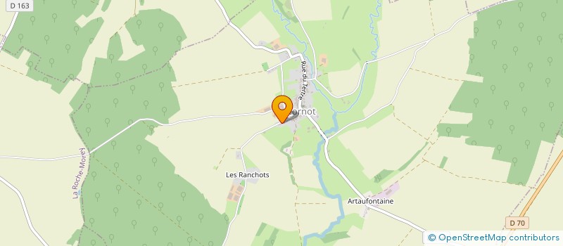 localisation de l'entreprise ASSOCIATION GARAGE SOLIDAIRE  CORNOT