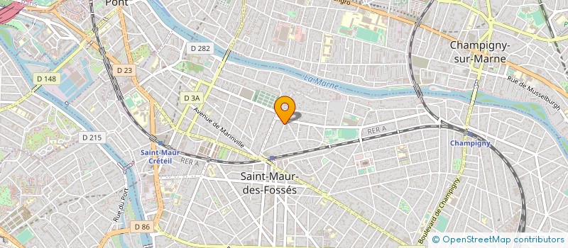 localisation de l'entreprise ASSOCIATION GARANA à SAINT-MAUR-DES-FOSSES