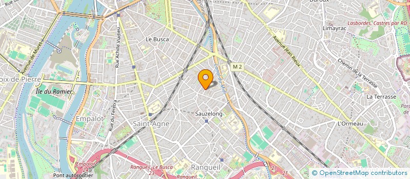 localisation de l'entreprise ASSOCIATION GARANGO à TOULOUSE