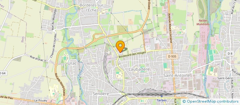 localisation de l'entreprise ASSOCIATION GARDERES 1723  GARDERES