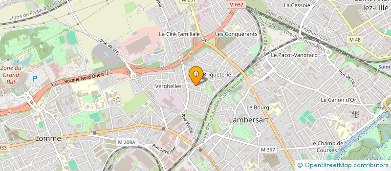 localisation de l'entreprise ASSOCIATION GARDERIE DESROUSSEAUX à LAMBERSART
