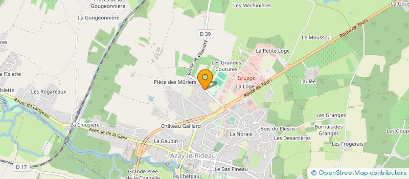 localisation de l'entreprise ASSOCIATION GARDERIE PERISCOLAIRE à VALLERES