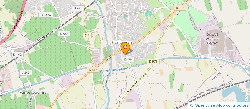 localisation de l'entreprise ASSOCIATION GARDOISE TERRE DES ENFANTS  CODOGNAN