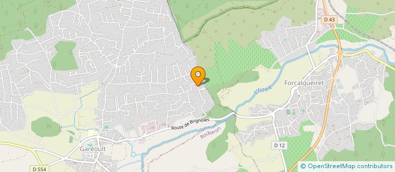 localisation de l'entreprise ASSOCIATION GAREOULTAISE DE FORMATION INFORMATIQUE  GAREOULT