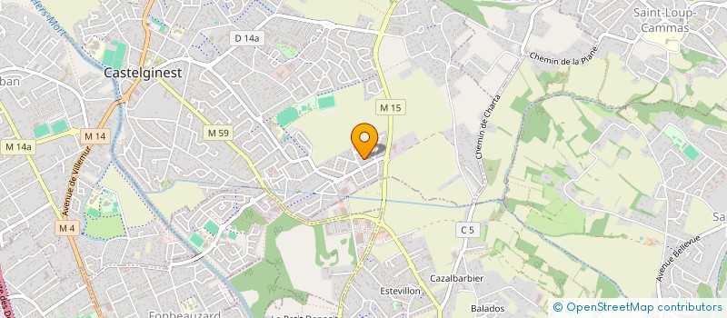 localisation de l'entreprise ASSOCIATION GARONNE AIKIDO TRADITIONNEL  CASTELGINEST