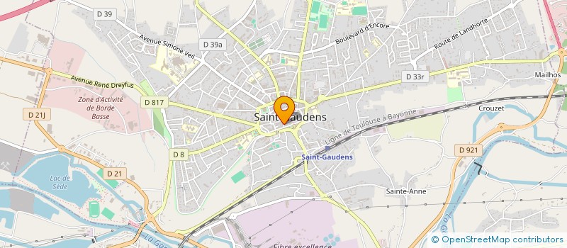 localisation de l'entreprise ASSOCIATION GASCOGNE à SAINT-GAUDENS