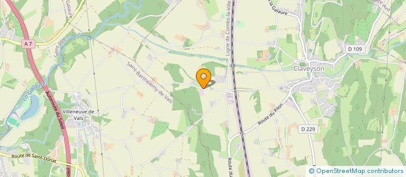 localisation de l'entreprise ASSOCIATION GASPARD  CLAVEYSON