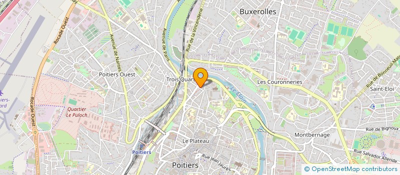 localisation de l'entreprise ASSOCIATION GASPARD DE LA NUIT à POITIERS