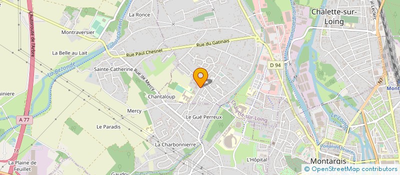localisation de l'entreprise ASSOCIATION GATINAISE DES AMATEURS DE TRAINS à CHALETTE-SUR-LOING