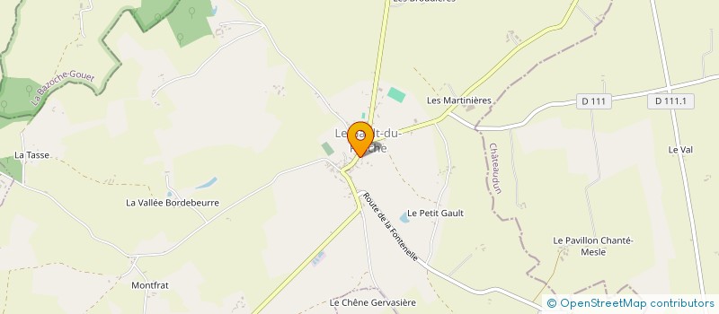 localisation de l'entreprise ASSOCIATION GAULT GYM  LE GAULT-DU-PERCHE