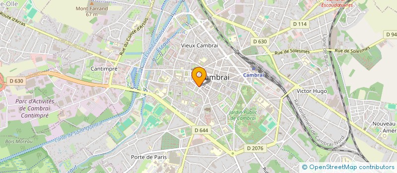 localisation de l'entreprise ASSOCIATION GAY CITY LGBTI/CAMBRAI NORD à CAMBRAI