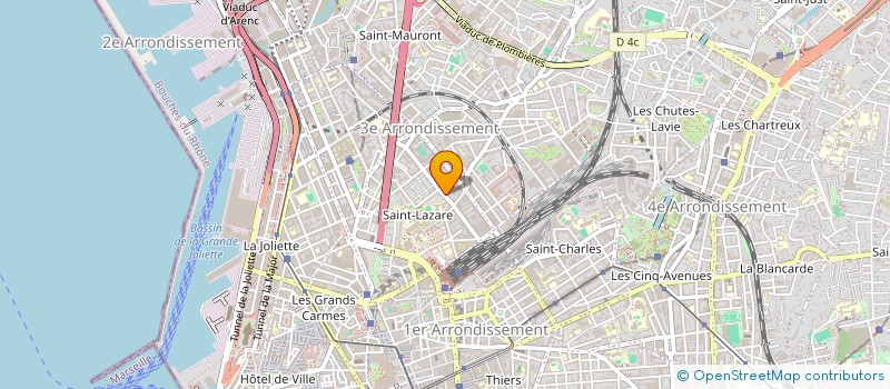 localisation de l'entreprise ASSOCIATION GAY D INFORMATION SUR LE SIDA à MARSEILLE
