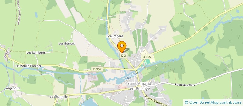 localisation de l'entreprise ASSOCIATION GAZELLES ALLIANCE  SAINT-AMAND-EN-PUISAYE