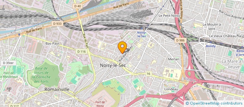 localisation de l'entreprise ASSOCIATION GBANANKOURA à NOISY-LE-SEC