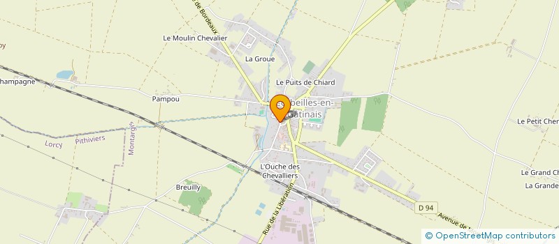 localisation de l'entreprise ASSOCIATION GDA DU GATINAIS à AMILLY