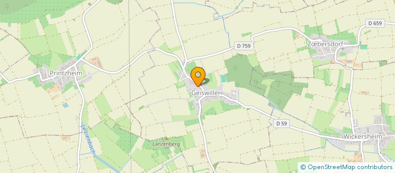 localisation de l'entreprise ASSOCIATION GEISWILLER SPORTS ET LOISIRS  GEISWILLER-ZBERSDORF