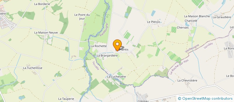 localisation de l'entreprise ASSOCIATION GENEALOGIQUE DES MARCHES VIEILLEVIGNOISES  VIEILLEVIGNE