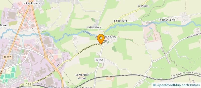 localisation de l'entreprise ASSOCIATION GENEALOGIQUE DU BOCAGE VIROIS  VIRE-NORMANDIE