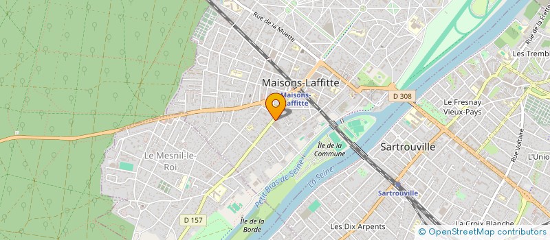 localisation de l'entreprise ASSOCIATION GENERALE DE JOCKEYS DE GALOP à MAISONS-LAFFITTE