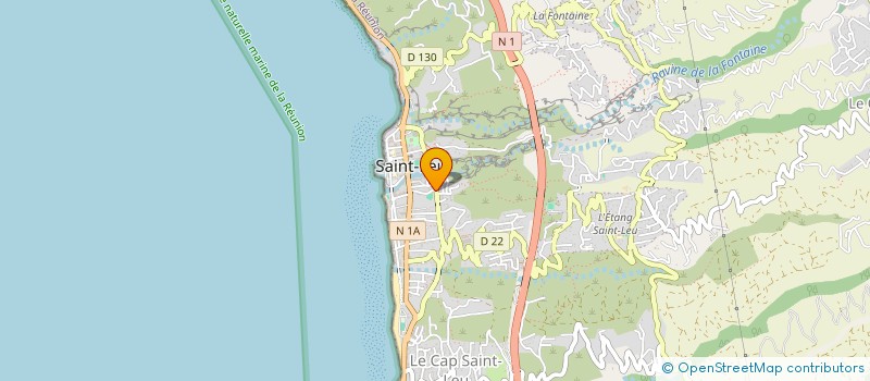 localisation de l'entreprise ASSOCIATION GENERALE DES ANCIENS COMBATTANTS ET VICTIMES DE GUERRE DE LA REUNION GROUPE UNC SECTION SAINT LEU à SAINT-LEU