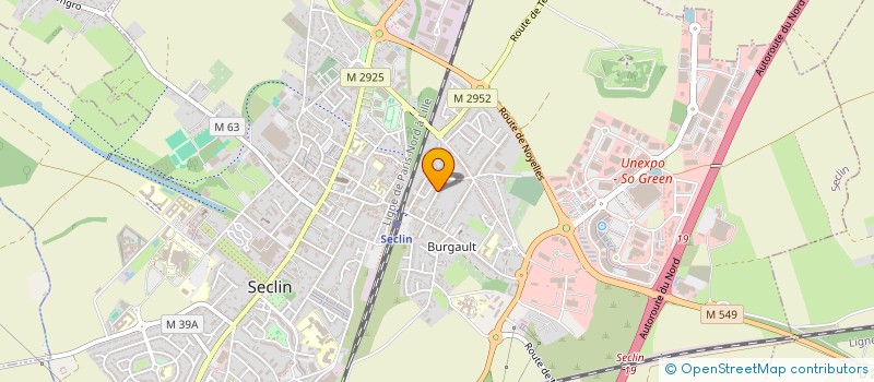 localisation de l'entreprise ASSOCIATION GENERALE DES ANCIENS COMBATTANTS, MUTILES, ET VEUVES DE GUERRE  SECLIN