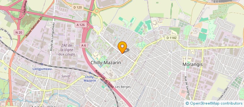 localisation de l'entreprise ASSOCIATION GENERATION BENIE MADA  CHILLY-MAZARIN