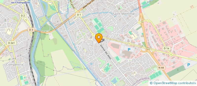 localisation de l'entreprise ASSOCIATION GENERATION BOXYGENE  CHALONS-EN-CHAMPAGNE